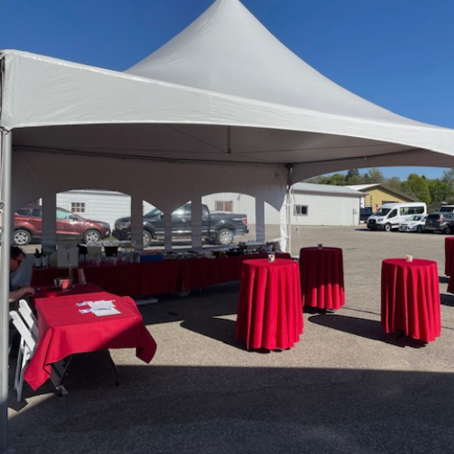 Boyne Co-Op Hardware and Rental tent and tables