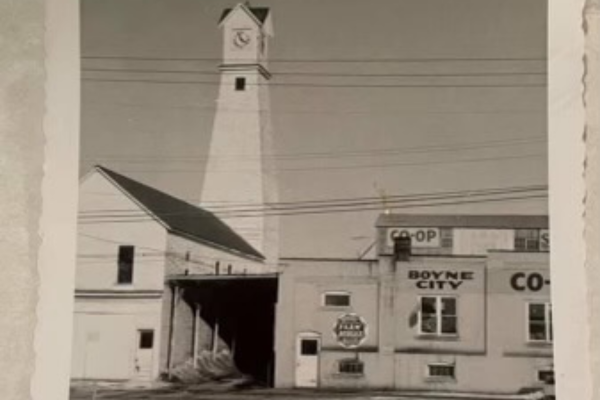 An old photo of Boyne Co-op Hardware and Rental